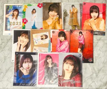 전 모닝구무스메. 사토 유키 2021년 핑포스 12장 세트