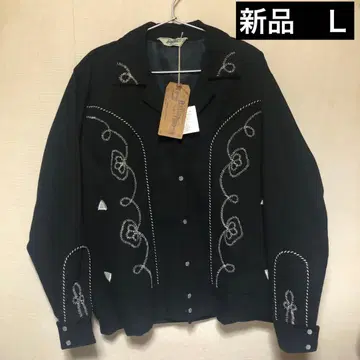 [미사용 택 포함] Backers 웨스턴 자켓 L 블랙