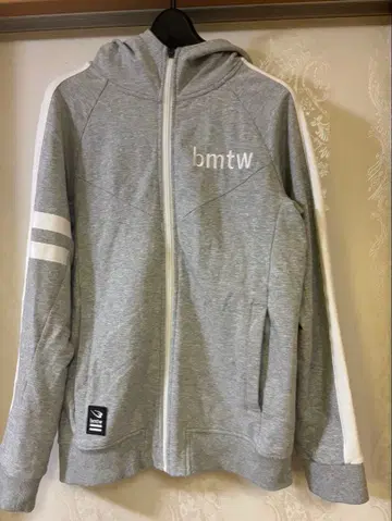 bmtw 그레이 풀 집업 후드티