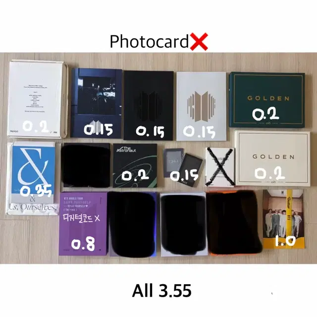 포토북 앨범 골든 디애스트로넛 디비디 dvd blulay 방탄 bts