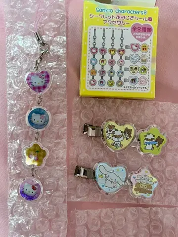 산리오 시크릿 구슬 액세서리 키티 시나몬 코로코로쿠리린