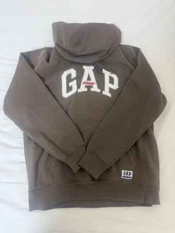 GAP 후드 부착 브라운 후드티