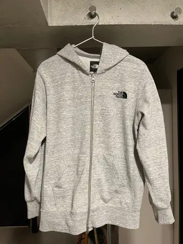 THE NORTH FACE 그레이 후드 부착 후드티 M