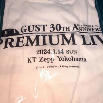 GUST 30주년 프리미엄 라이브 티셔츠
