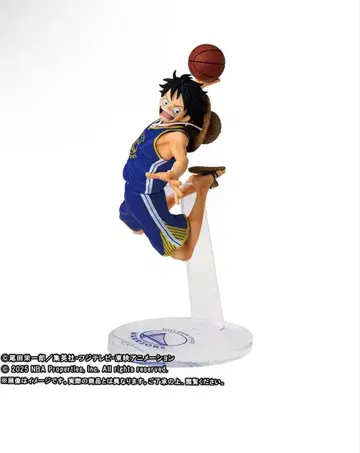 ONE PIECE x NBA 루피 골든 스테이트 워리어스