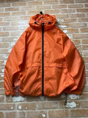 90s 올드 유니클로 UNIQLO 나일론 자켓 오렌지 y2k