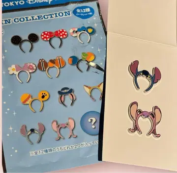 도쿄 디즈니 리조트 핀 배지 세트 엔젤 스티치