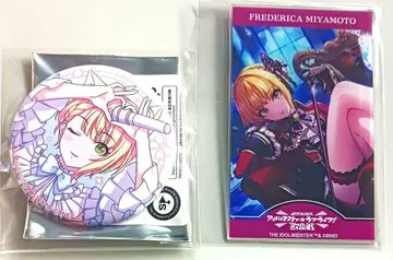미야모토 프레데리카 마네키네코 캔뱃지 우타고센 아크릴 카드 데레마스