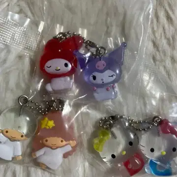 산리오 나카요시 드롭 참 마이멜로디 쿠로미 키키라라 키티