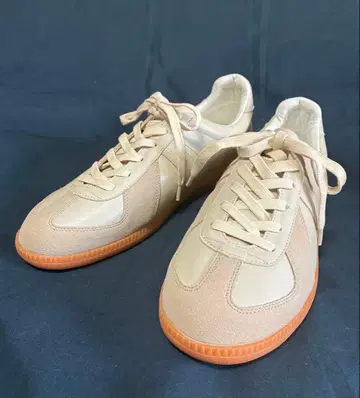 Casper John 저먼 트레이너 베이지 스니커즈 S24.5~