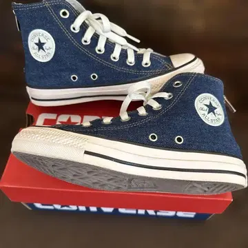 컨버스 올스타 데님 하이컷 스니커즈