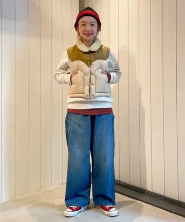 빔즈 보이 orSlow 오어슬로우 와이드 핏 페인터 팬츠