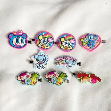 나루미야 헤어 클립 9개 세트