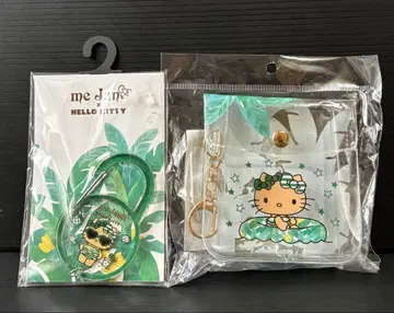 일광화상 키티 me Jane 아크릴 카라비너 & 키링 파우치 2개