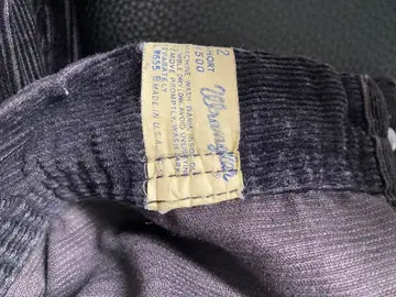 70-80s USA제 랭글러 굵은 폭 코듀로이 팬츠 레어 빈티지