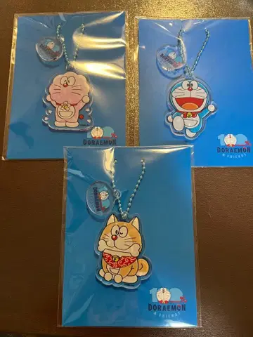 100% 도라에몽&프렌즈전 아크릴 키링