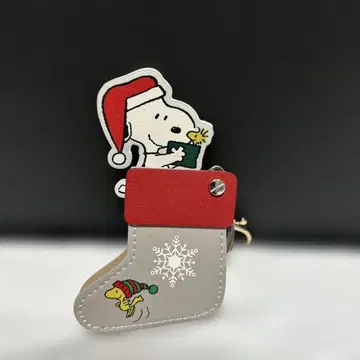 스누피 크리스마스 양말 키링 시계 피넛 PEANUTS