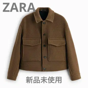미사용 새상품 ZARA 울 블렌드 자켓 블루종 19,990엔