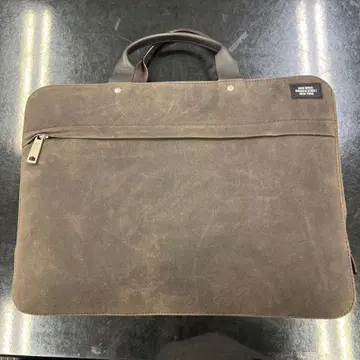 [ JACK SPADE ] 남성용 브라운 캔버스 비즈니스 백