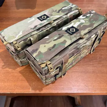 Helinox 헬리녹스 카모 무늬 기어 케이스 2개 세트 아웃도어 수납