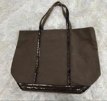 vanessabruno 바네사브루노 스팽글 토트백 카키