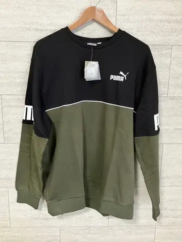 PUMA 긴팔 트레이닝복 XL 블랙/올리브