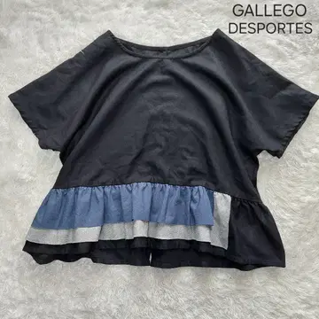 GALLEGO DESPORTES 상의 튜닉 플레어 프랑스제 S