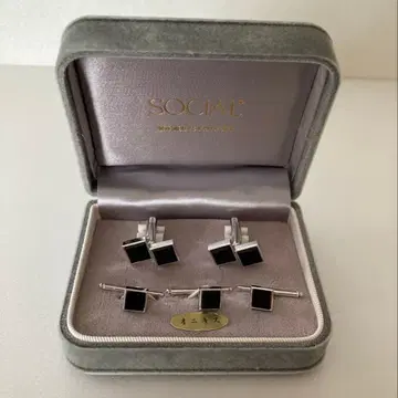 소시얼 오닉스 커프 링크스