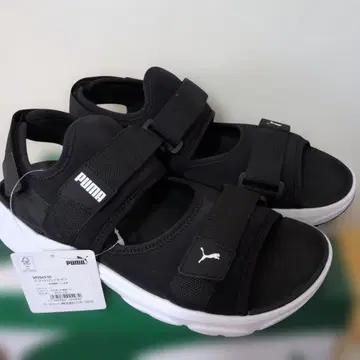 Puma 블랙 스포츠 샌들