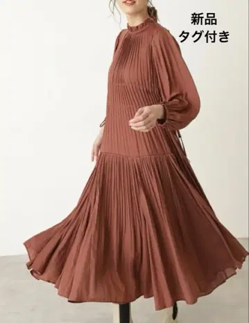 새상품 질스튜어트 정가 3만 1900엔 롱 원피스 플리츠