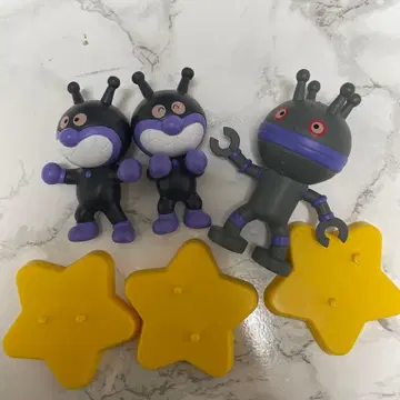 호빵맨 피규어 세트 별 모양 받침대 포함 호빵맨 뮤지엄