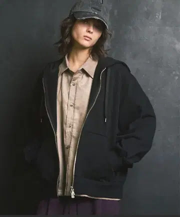 [ ONE-MILE WEAR ] Prime-Over Zip Hoodie