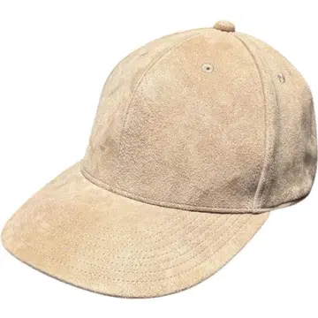 새상품급 키지마 타카유키 염소 가죽 스웨이드 야구 모자 베이지 2