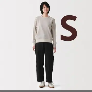 완판템! 무인양품 여성 워싱 백새틴 베이커 팬츠 S 사이즈