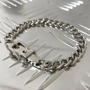 팔찌 실버 925 부클 세리에 키헤이 벨트 체인 실버