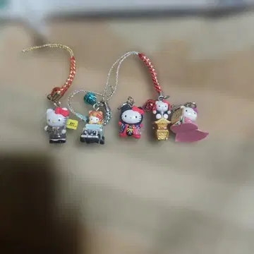 헬로키티 고토치 키티 스트랩 5개 세트