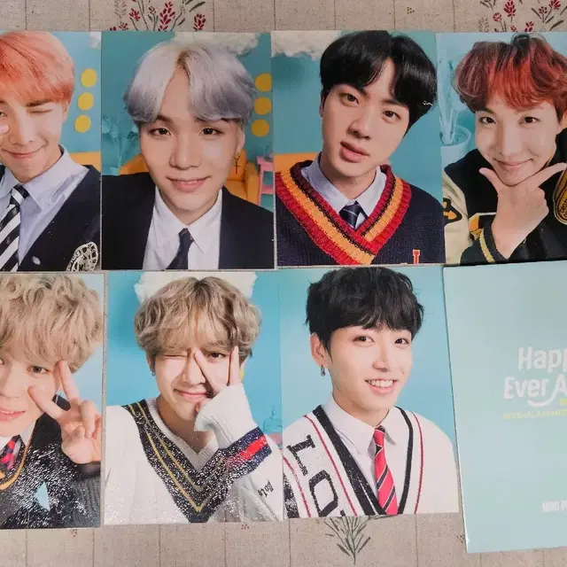 방탄 머사터 일본 바인더 포카