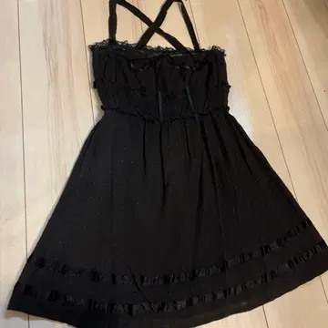 트랄랄라 TRALALA 원피스 블랙 도트