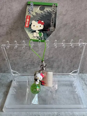 지역 한정 키티 도카이도 53 역 미에 쇼노 들여다봐봐 스트랩 헬로키티