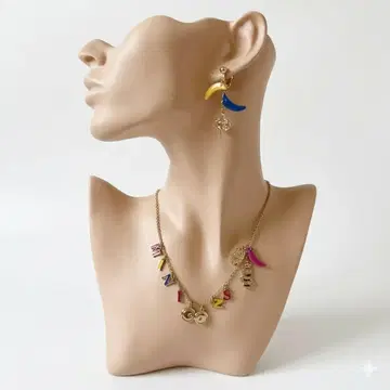 미니언 액세서리 세트 목걸이&귀찌 USJ 파크 공식