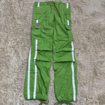 UFO 44615 카고 팬츠 그린 90년대~00년대 초반 Y2K 댄스