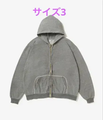 A.PRESSE Vintage Light Weight Zip Sweat