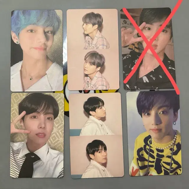 방탄 비티에스 맵솔 포카 일괄 뷔 정국 슈가 제이홉