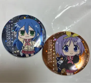 러키스타 애니메이션 재팬 이즈미 코나타 츠카사 캔뱃지