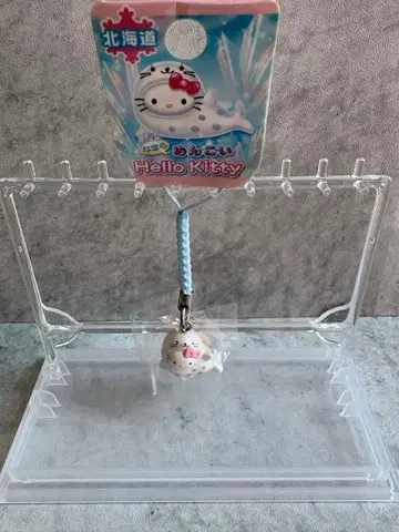 [지역 한정 키티] 홋카이도 한정 나마라멘코이 버전 끈 스트랩