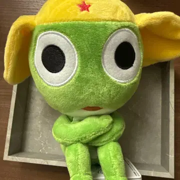 개구리 중사 케로로 기다림 봉제 인형 개구리 중사