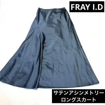 FRAYI.D 프레이 아이디 새틴 비대칭 롱 스커트