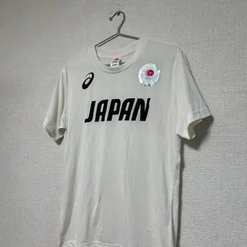 즉시 판매 디자인 asics 일본 대표 지급 공식 티셔츠 도쿄 올림픽