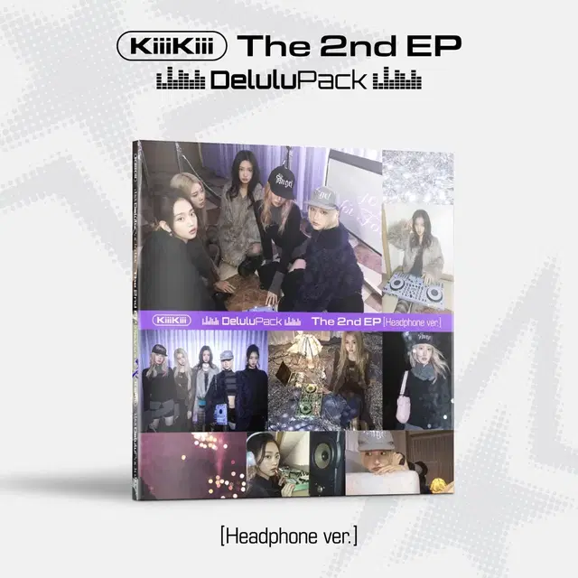 KiiiKiii DeluluPack 2nd EP 헤드폰 버전 미개봉 앨범