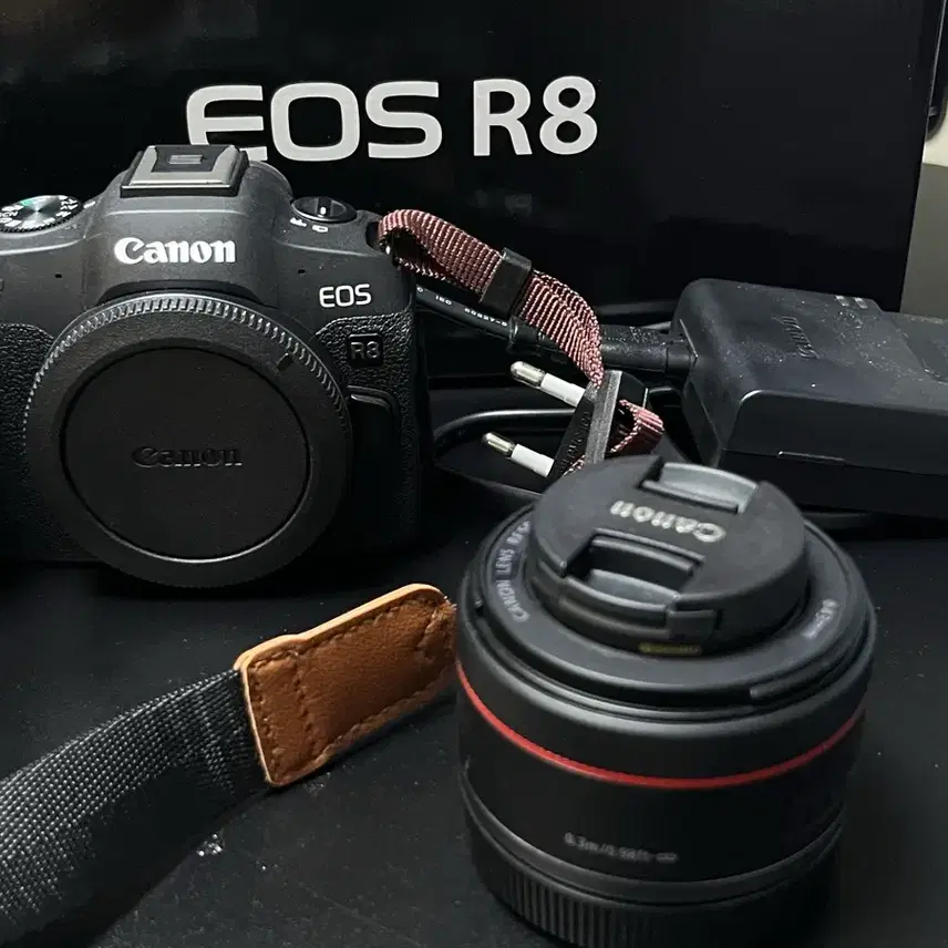 캐논 EOS R8 카메라+렌즈 50mm 1.8 일괄